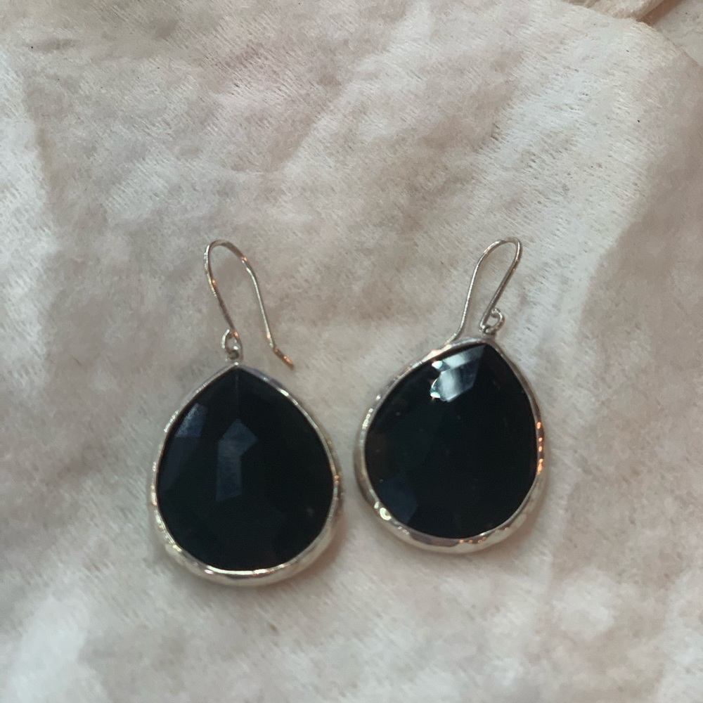 Ippolita Rock Candy large teardrop earrings SS